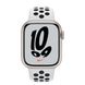 Apple Watch Nike Series 7 GPS, 41mm Starlight Aluminium Case With Nike Sport Band Pure Platinum/Black (MKN33) 4172 фото 2