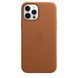 Чехол Apple Leather Case with MagSafe Saddle Brown (MHKF3) iPhone 12/iPhone 12 Pro 3855 фото 4