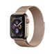 Apple Watch Series 4 (GPS+LTE) 44mm Gold Stainless Steel Case with Gold Milanese Loop (MTV82) 2080 фото 1