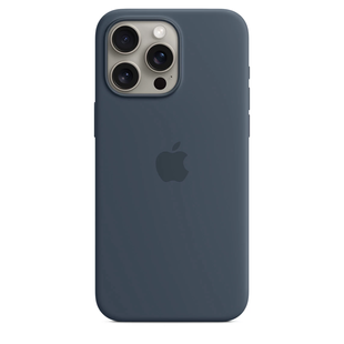 Чохол Apple iPhone 15 Pro Max Silicone Case with MagSafe - Storm Blue (MT1P3) 7797 фото