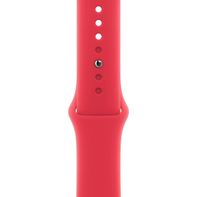 Apple Watch Series 9 GPS 45mm (PRODUCT)RED Aluminum Case with (PRODUCT)RED Sport Band - M/L (MRXK3) 4471 фото