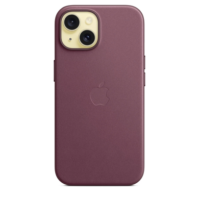 Чохол Apple iPhone 15 FineWoven Case with MagSafe - Mulberry (MT3E3) 7847 фото