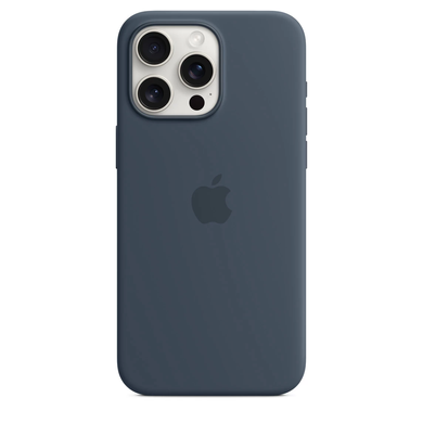 Чохол Apple iPhone 15 Pro Max Silicone Case with MagSafe - Storm Blue (MT1P3) 7797 фото
