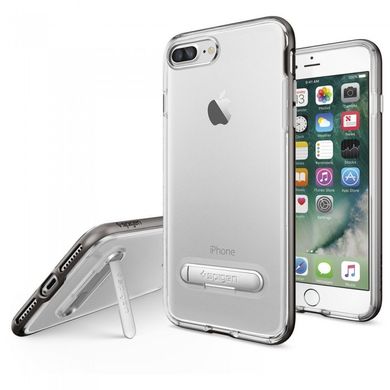 Чехол Spigen Crystal Hybrid Case Silver для iPhone 8 Plus / 7 Plus 882 фото