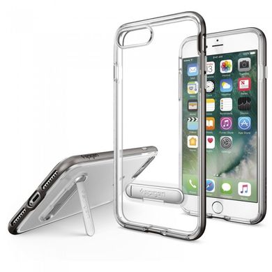 Чохол Spigen Crystal Hybrid Case Silver для iPhone 8 Plus / 7 Plus 882 фото