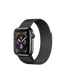 Apple Watch Series 4 (GPS+LTE) 40mm Space Black Stainless Steel Case with Space Black Milanese Loop (MTUQ2) 2078 фото 1