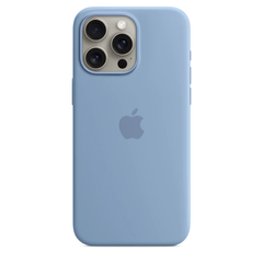 Чехол Apple iPhone 15 Pro Max Silicone Case with MagSafe - Winter Blue (MT1Y3) 7798 фото