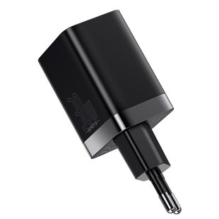 Мережевий зарядний пристрій Baseus Super Si Pro Quick Charger USB/Type-C 30W Black (CCSUPP-E01) 02110 фото