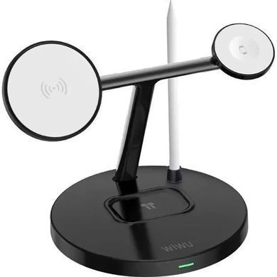 Беспроводное зарядное устройство для Wi-Fi [Wi-W032] Magnetic Cableless Charger 4in1 Series 20150 фото