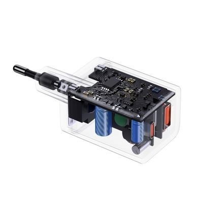 Мережевий зарядний пристрій Baseus Super Si Pro Quick Charger USB/Type-C 30W Black (CCSUPP-E01) 02110 фото