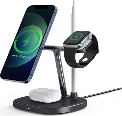 Беспроводное зарядное устройство для Wi-Fi [Wi-W032] Magnetic Cableless Charger 4in1 Series 20150 фото