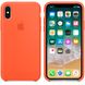 Чехол из силикона Apple оранжевый (MR6F2) для iPhone X 1411 фото 3