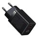 Мережевий зарядний пристрій Baseus Super Si Pro Quick Charger USB/Type-C 30W Black (CCSUPP-E01) 02110 фото 2