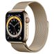 Apple Watch Series 6 (GPS + Cellular) 44mm Gold Stainless Steel Case with Milanese Loop (M07P3) 3770 фото 1
