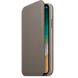 Чехол-книжка кожаный для iPhone X Apple светло-коричневый (MQRY2) 1474 фото 1